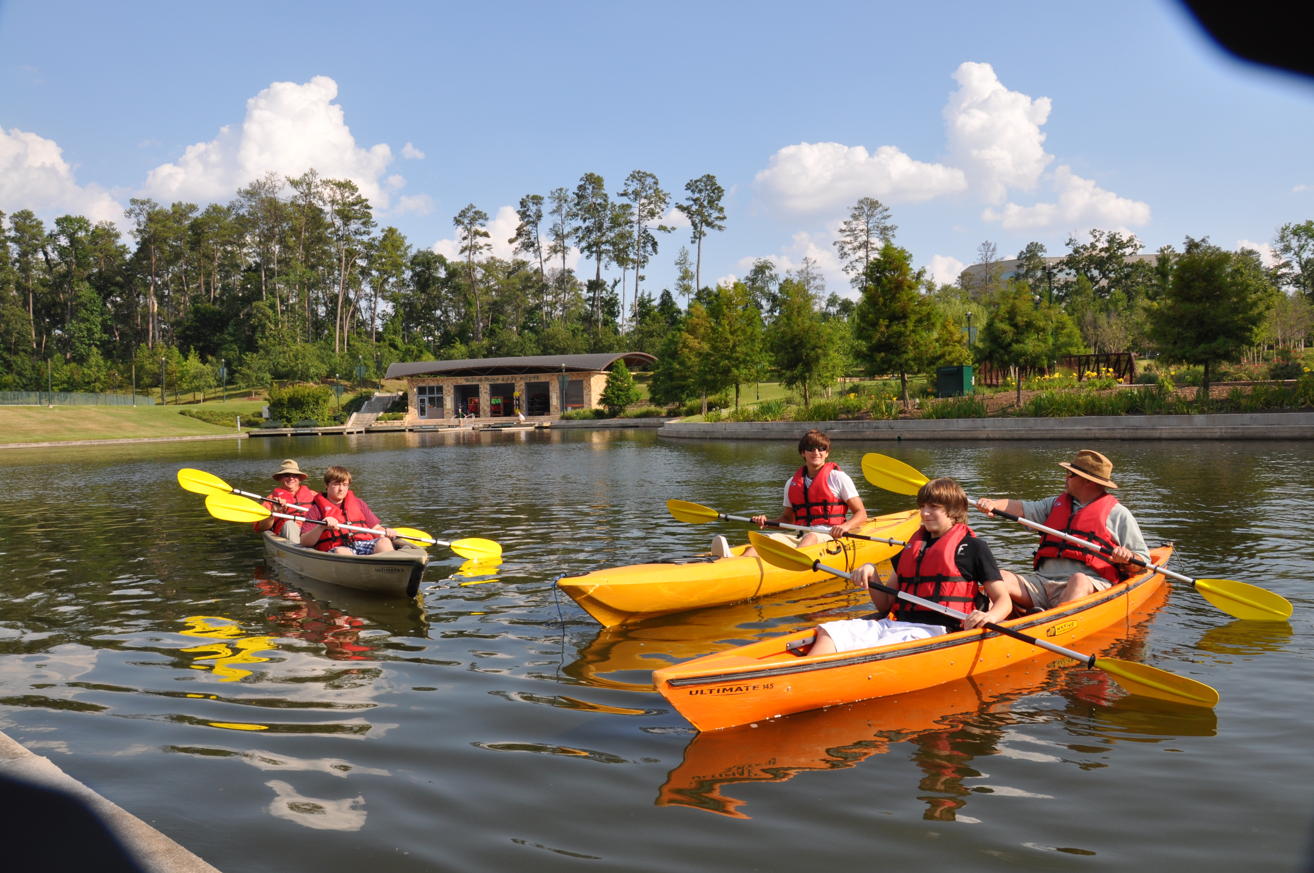 Riva Row Boathouse Kayakers | The Woodlands Journal
