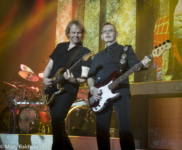 James JY Young and Chuck Panozzo - Styx Photo: Misty Baldwin for The Woodlands Journal