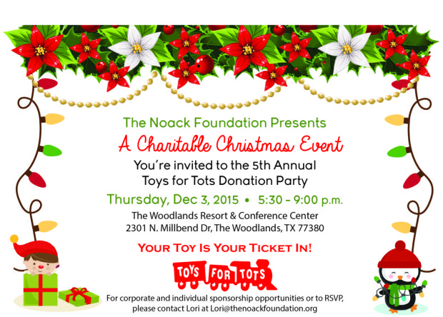 The Noack Foundation Toys for Tots Donation Party