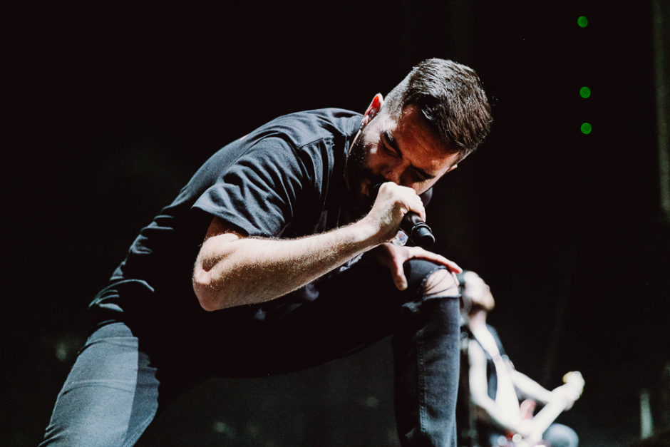 Jeremy McKinnon Lead Vocal for A Day to Remember - Photo Credit: Roshan Moayed