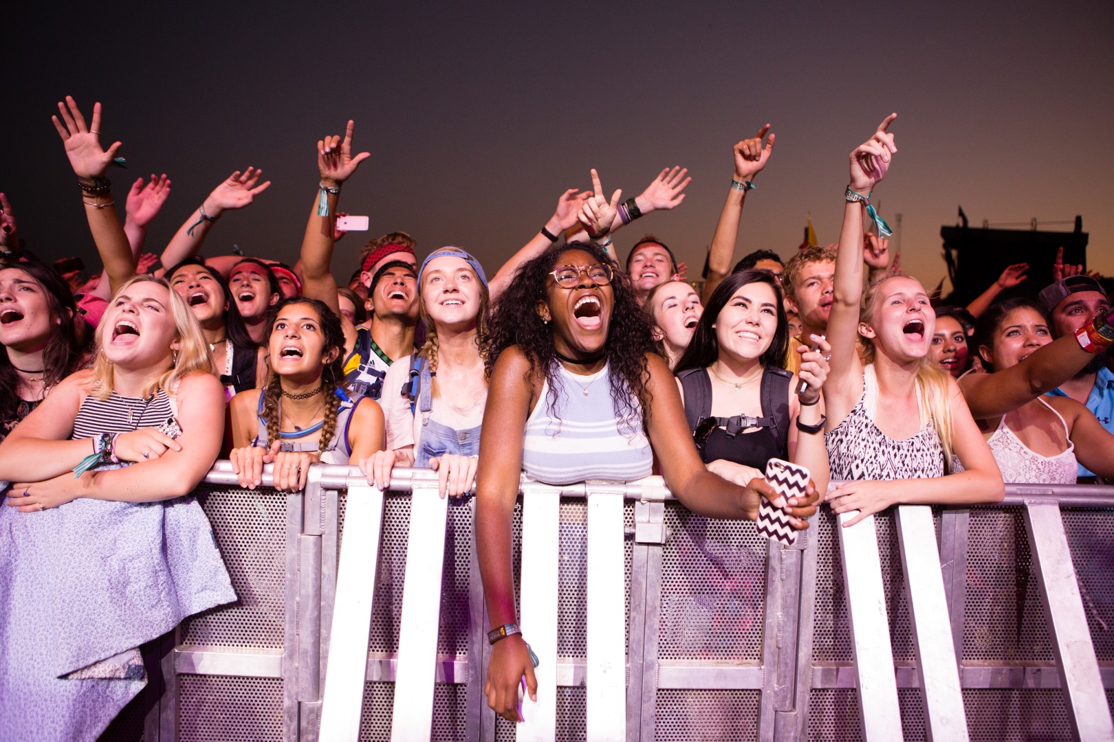 Crowd for Young The Giant at Austin City Limits. Photo credit: Cambria Harkey