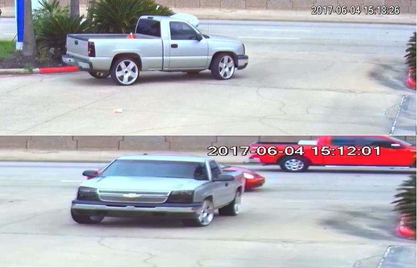 Suspect vehicle of auto theft at Rayford and I-45