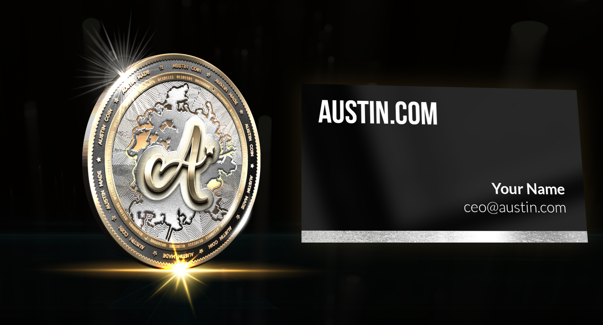 Austin City Crypto-Currency Token (concept) and Custom @Austin.com Email Leasing.
